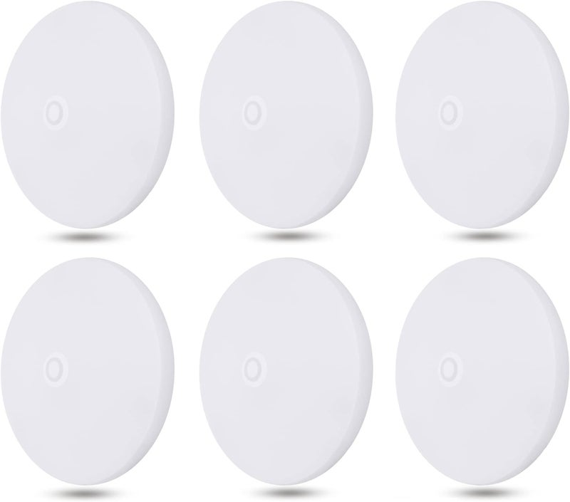 FACON 6-Pack Ultra Slim 4.5'' 12V RV Puck Lights w/Switch, SY-SM45 3400K Warm White LED Interior Lights for RVs, Camper Van, Boats, 12V Dome Light Fixture – cETL Certified - Image 1